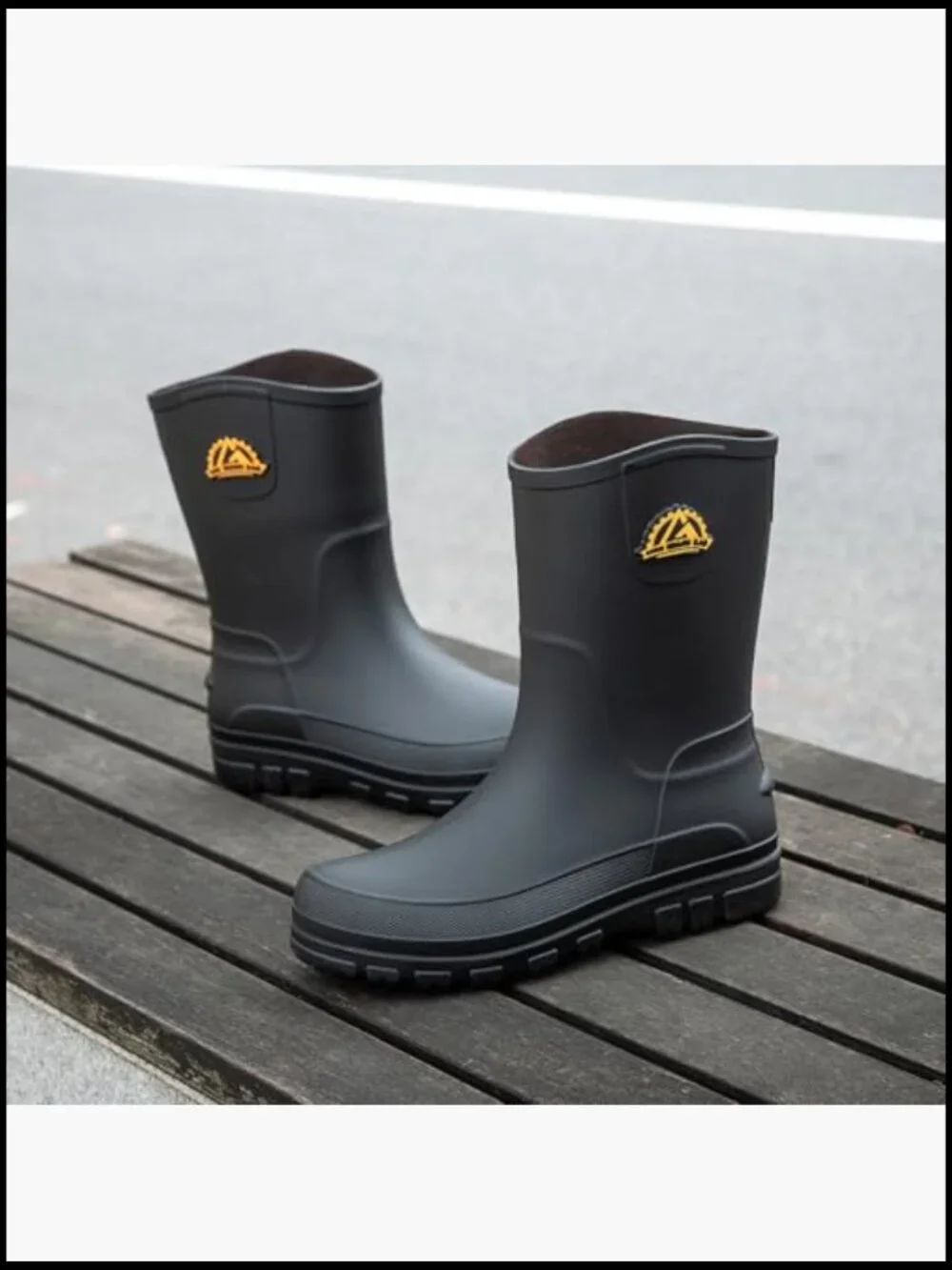 Waterproof Mid Calf Rain Boots Lightweight Breathable Slip Resistant Outdoor
